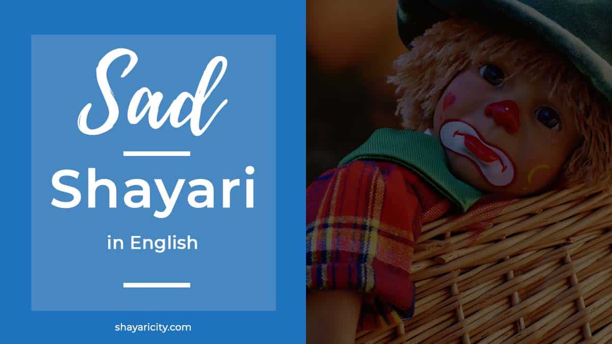 sad shayri in english